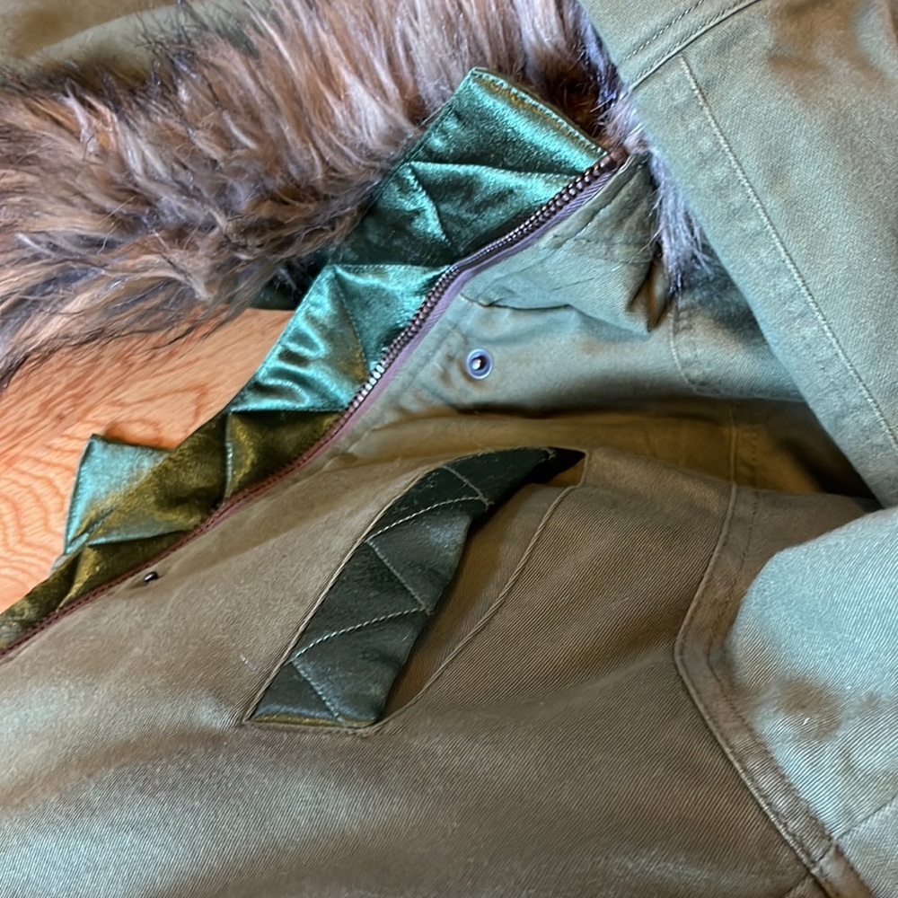 NWT Free People We The Free Farrah Military Parka Long Coat size Small - Picture 16 of 16